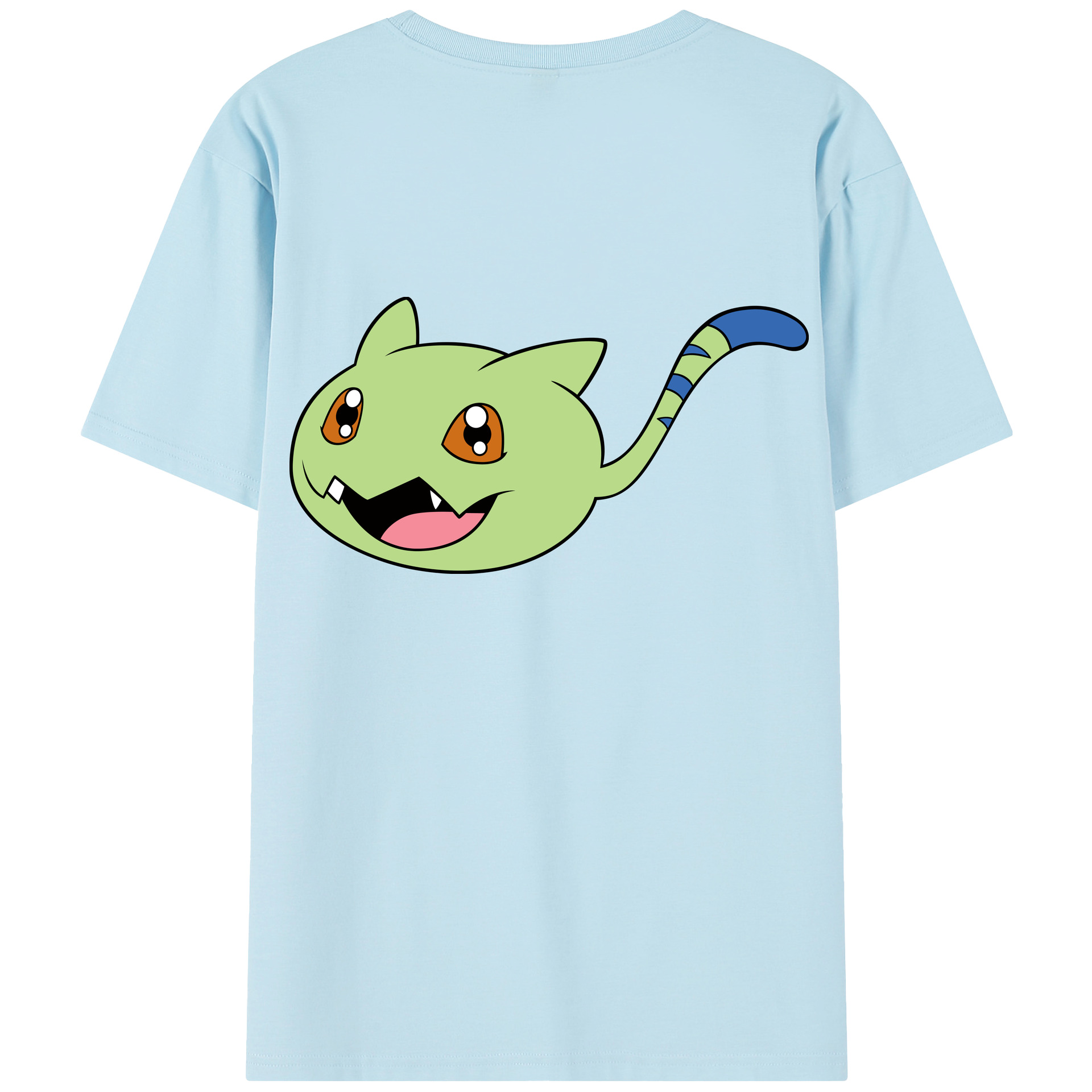（画像用） Digimon デジタルモンスター/デジモン 綿100％半袖Tシャツ（背面プリント）